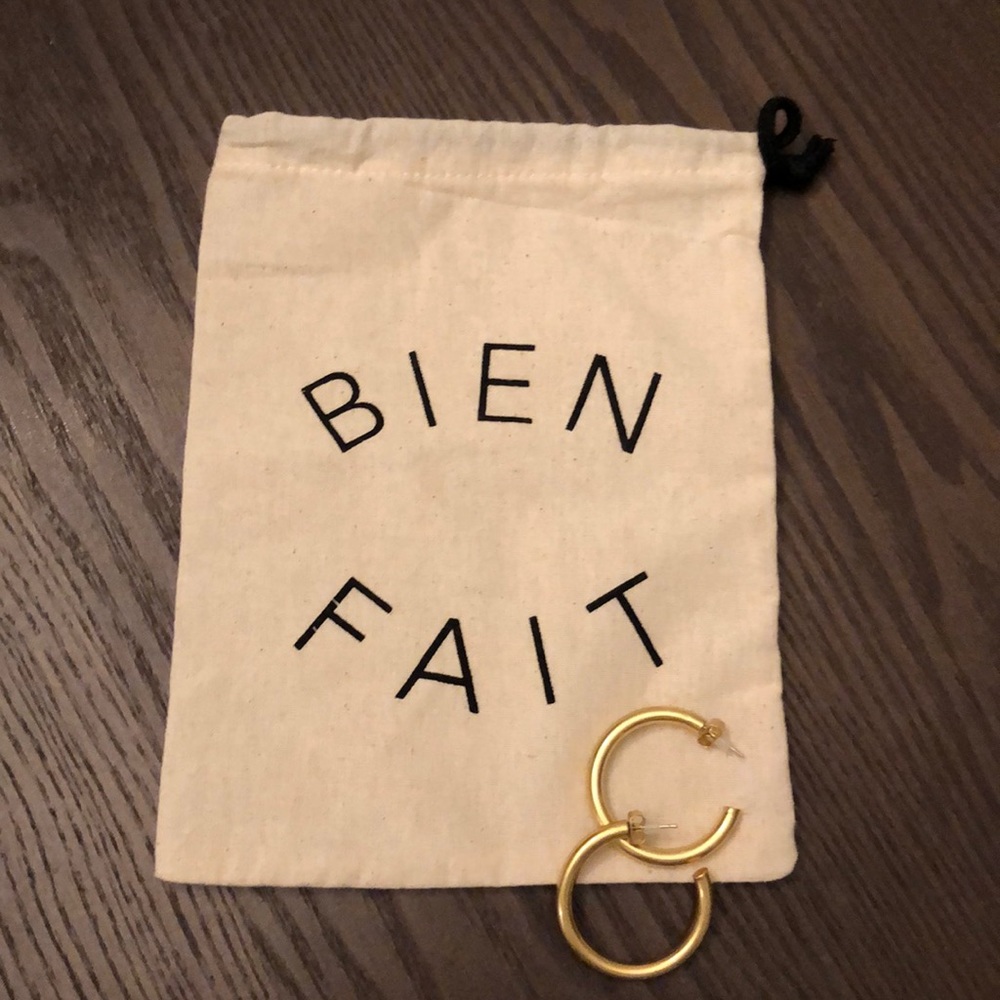 Madewell Chunky Medium Hoop Earrings